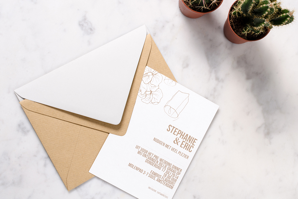 Studio Spruijt wedding invitation